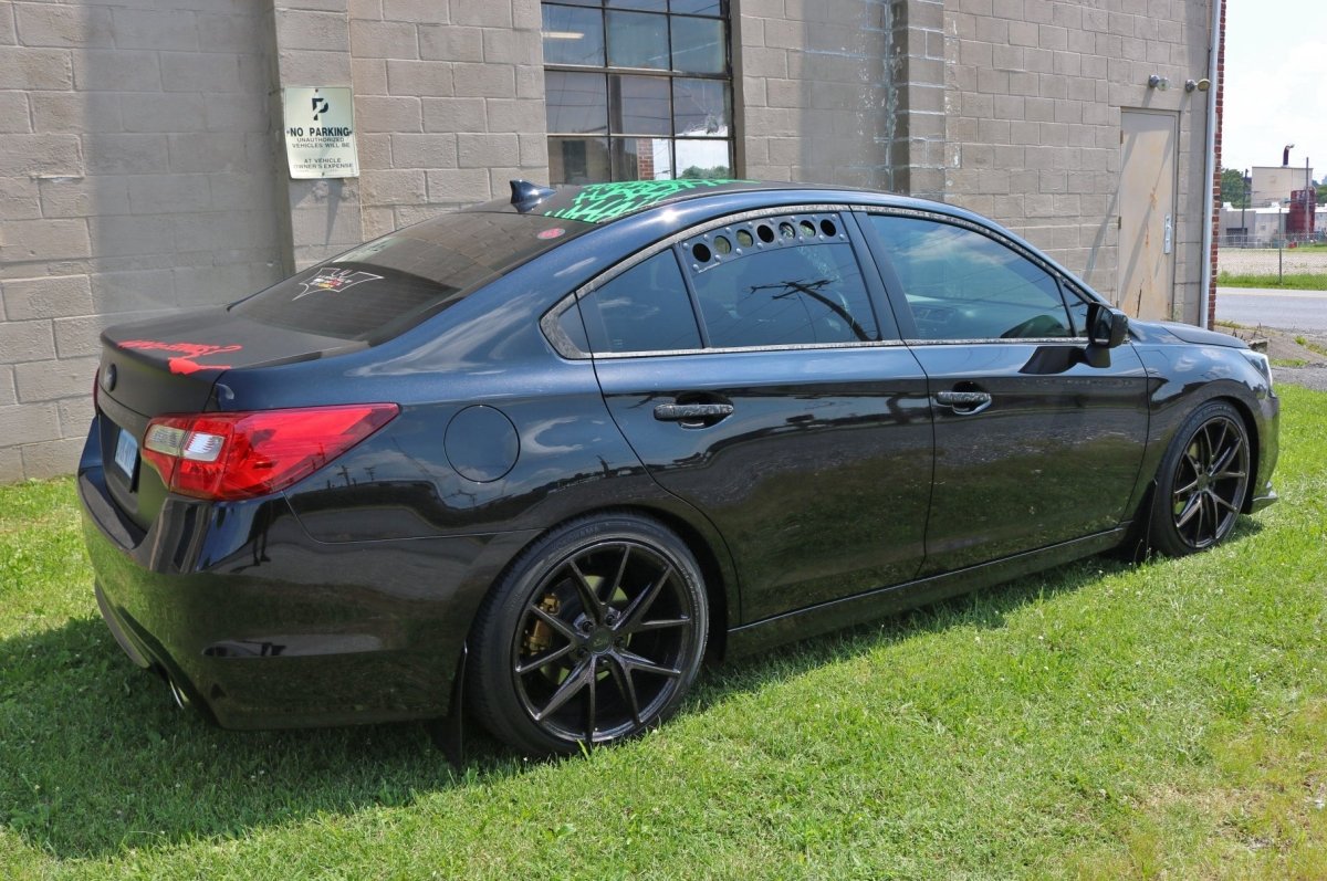 Billetworkz Window Vents Subaru Legacy 2014 - 2019 - JDMuscleWindow VentsbwzBW-WV-SUB-LBS-BK-NMNo Mesh