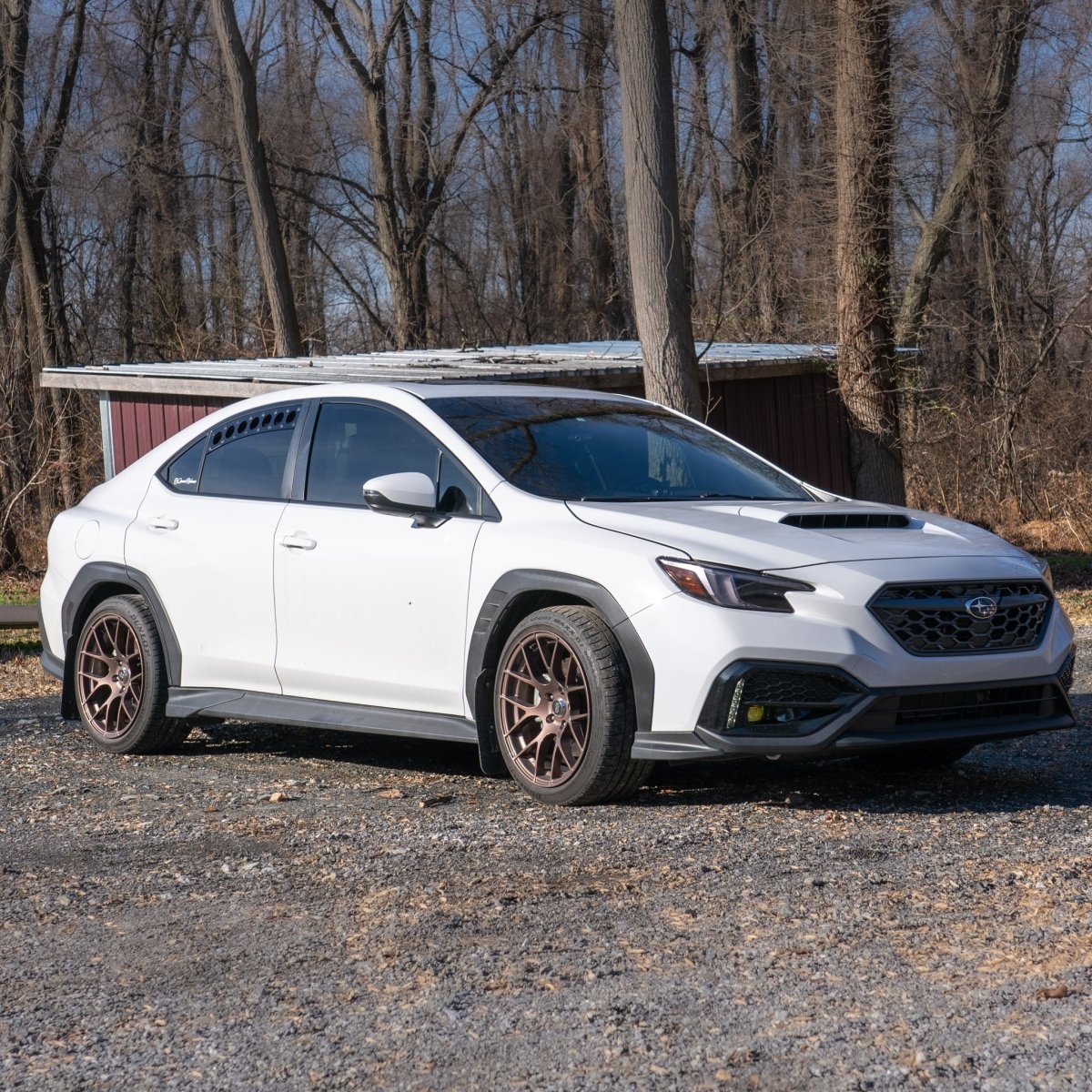 Billetworkz Window Vents Subaru WRX 2022+ - JDMuscleRain GuardsBW-WV-SUB-VB-BK-NMNo Mesh