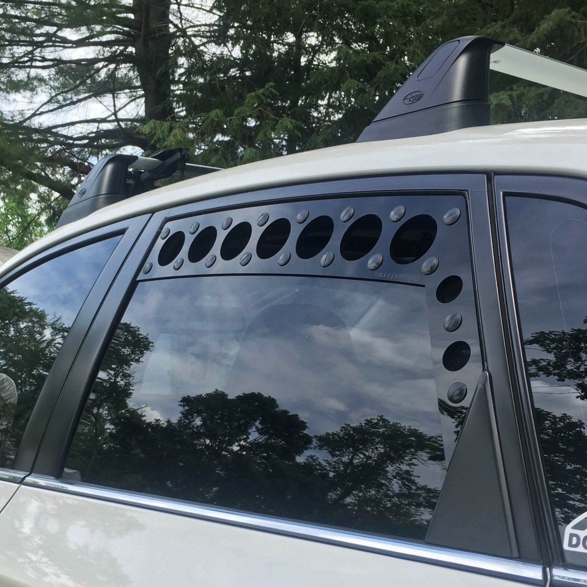 Billetworkz Window Vents Subaru WRX/STI 2008-2014 - JDMuscleDoorsBW-WV-SUB-GR-BK-NMNo Mesh