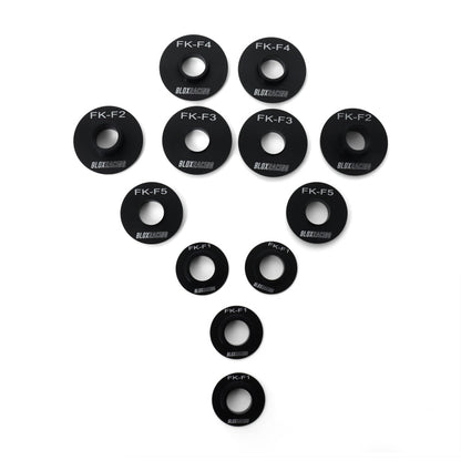 BLOX Racing [16-21 Civic FK] Front Subframe Hard Collar Kit, 12-Piece - JDMuscleSubframe BracesbloBXSS-20605