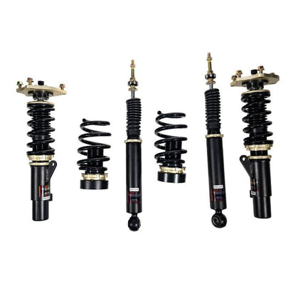 BLOX Racing [16-26 Civic Coupe/Sedan Non-Si / Type R] Plus Series Fully Adjustable Coilovers - Black - JDMuscleCoiloversbloBXSS-00130