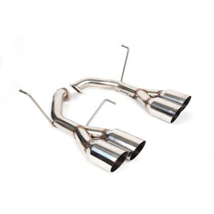 BLOX Racing [22 - 26 WRX] Muffler Delete / Axle Back Single Wall 4in - Polished Tips - JDMuscleAxle Back ExhaustsbloBXEX-51106