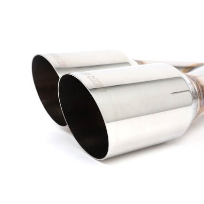 BLOX Racing [22 - 26 WRX] Muffler Delete / Axle Back Single Wall 4in - Polished Tips - JDMuscleAxle Back ExhaustsbloBXEX-51106