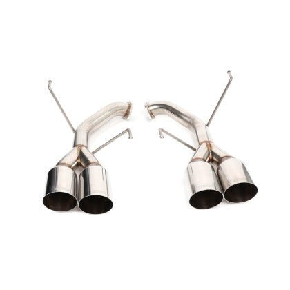 BLOX Racing [22 - 26 WRX] Muffler Delete / Axle Back Single Wall 4in - Polished Tips - JDMuscleAxle Back ExhaustsbloBXEX-51106