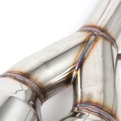 BLOX Racing [22 - 26 WRX] Muffler Delete / Axle Back Single Wall 4in - Polished Tips - JDMuscleAxle Back ExhaustsbloBXEX-51106
