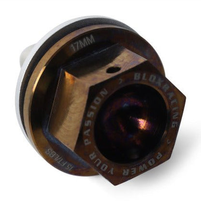 BLOX Racing Titanium Magnetic Oil Drain Plug - Honda M14X1.5 | BXAC - 00405 - TI - JDMuscleDrain PlugsbloBXAC-00405-TI