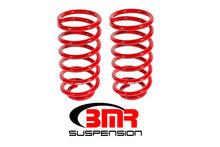 BMR 79 - 04 Ford Mustang (Ex. 99 - 04 Mustang Cobras w/ IRS) 1in Drop Rear Lowering Springs - Red | bmrSP029R - JDMuscleSPK201789