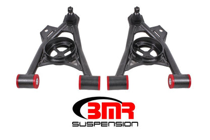 BMR Suspension 94 - 04 Ford Mustang Lower A - Arms with Polyurethane Bushings - Black Hammertone | bmrAA040H - JDMuscleSPK211502