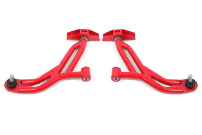 BMR Suspension AA750 Lower A - Arms for 2005 - 2014 Ford Mustang - Red, Non - Adjustable | bmrAA750R - JDMuscleSPK428037