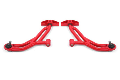 BMR Suspension AA750 Lower A - Arms for 2005 - 2014 Ford Mustang - Red, Non - Adjustable | bmrAA750R - JDMuscleSPK428037