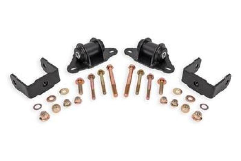 BMR Suspension Delrin Transmission/Differential Mount Kit for 2014 - 2019 Chevrolet Corvette - Black Hammertone | bmrTM571H - JDMuscleSPK802680