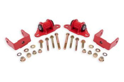 BMR Suspension Delrin Transmission/Differential Mount Kit for 2014 - 2019 Chevrolet Corvette - Red | bmrTM571R - JDMuscleSPK801902