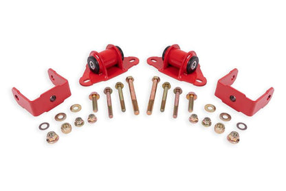 BMR Suspension Delrin Transmission/Differential Mount Kit for 2014 - 2019 Chevrolet Corvette - Red | bmrTM571R - JDMuscleSPK801902