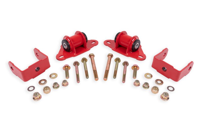 BMR Suspension Delrin Transmission/Differential Mount Kit for 2014 - 2019 Chevrolet Corvette - Red | bmrTM571R - JDMuscleSPK801902