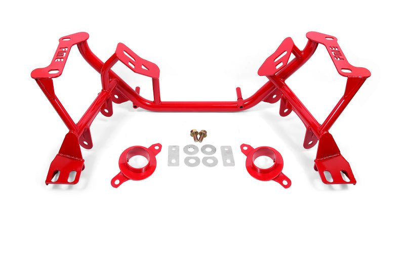 BMR Suspension Ford Mustang K - Member Standard Version with Spring Perches - Red (Part bmrKM742R) | bmrKM742R - JDMuscleSPK402692