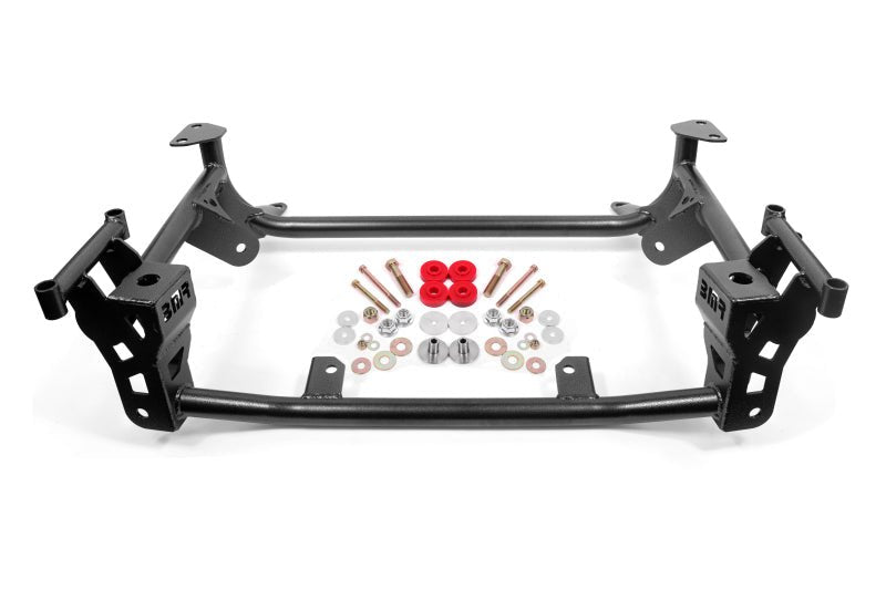 BMR Suspension Lightweight K - Member for 2015 - 2023 Ford Mustang S550 & 2024 - Current S650 - Black Hammertone | bmrKM761H - JDMuscleSPK322828
