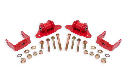 BMR Suspension Polyurethane Transmission/Differential Mount Kit for 2014 - 2019 Chevrolet Corvette - Red | bmrTM570R - JDMuscleSPK819989