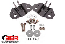 BMR Suspension Rear Upper Shock Mount for 2015 - 2019 Ford Mustang Hammertone Black - Part BMR SM760H | bmrSM760H - JDMuscleSPK211059
