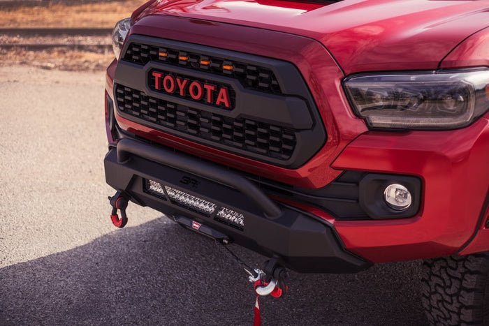 Body Armor 4x4 16 - 23 Tacoma HiLine Front Winch Bumper | TC - 19339 - JDMuscleBumpersbodTC-19339