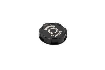 Boomba Racing 15-21 Subaru WRX/STI Aluminum Brake Reservoir Cap Cover Black Finish | 031010110100