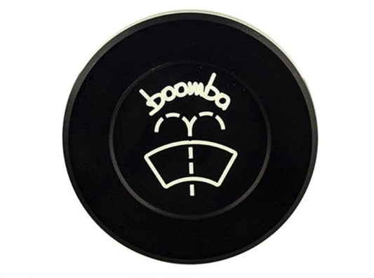 Boomba Racing 15-21 Subaru WRX/STI Aluminum Windshield Washer Reservoir Cap Black Finish | 031040110100