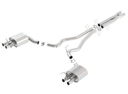 Borla 15 - 16 Ford Mustang Shelby GT350 5.2L ATAK Cat Back Exhaust | Uses Factory Valence - JDMuscleShop the look 2bor140684