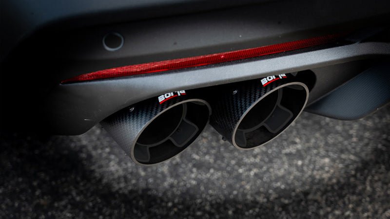 Borla 2024 Ford Mustang GT 5.0L V8 3 in ATAK Catback Non - Active Exhaust - Carbon Fiber Quad Tip - JDMuscleShop the look 2bor140970CFBA