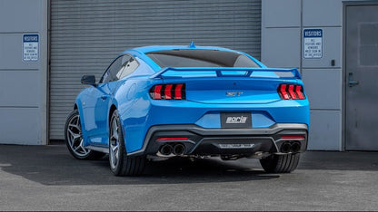 Borla 2024 Ford Mustang GT 5.0L V8 3 in ATAK Catback Non - Active Exhaust - Carbon Fiber Quad Tip - JDMuscleShop the look 2bor140970CFBA