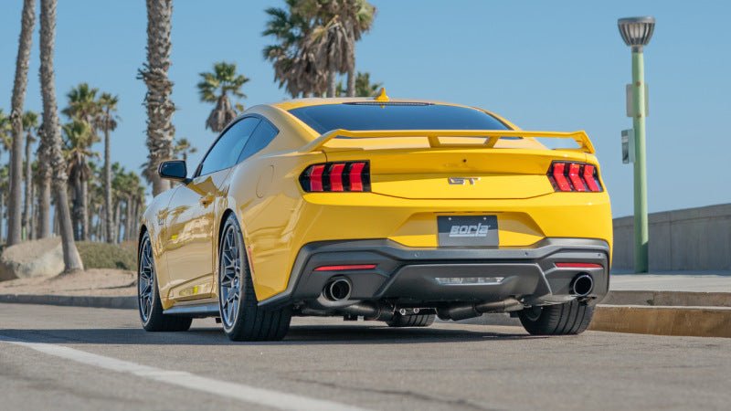 Borla 2024 Ford Mustang GT 5.0L V8 w/o Active Exhaust ATAK Axle - Back Exhaust System - Black Chrome - JDMuscleShop the look 2bor11984BC
