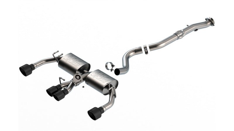 Borla 23 - 24 Toyota GR Corolla ATAK Cat Back System w/ Black Tips - JDMuscleSPKbor140942CB
