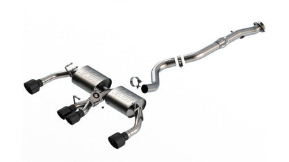 Borla 23 - 24 Toyota GR Corolla ATAK Cat Back System w/ Black Tips - JDMuscleSPKbor140942CB