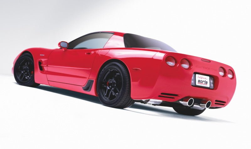 Borla 97 - 04 Chevrolet Corvette 5.7L V8 Straight Pipe Exhaust System with Dual 4 - Inch Tips | bor12649 - JDMuscleSPK259459