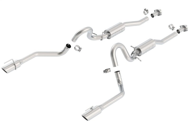 Borla 99 - 04 Ford Mustang 4.6L V8 Catback Exhaust - JDMuscleShop the look 2bor140067