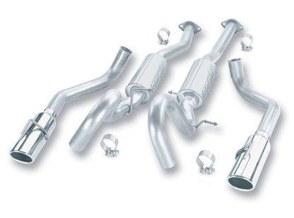 Borla 99 - 04 Ford Mustang 4.6L V8 Catback Exhaust - JDMuscleShop the look 2bor140067