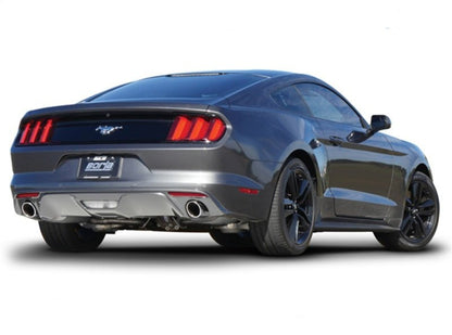 Borla ATAK Cat Back 15 Ford Mustang 3.7L V6 MT/AT 2.25in Pipe 4in Single Round Rolled Tips - JDMuscleShop the look 2bor140588