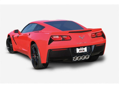 Borla C7 Corvette Axle - Back Exhaust System with 4.25 - inch Polished Stainless Tips – Fits 2014 - 2019 Models with AFM, No NPP Valves | bor11877 - JDMuscleSPK4359495