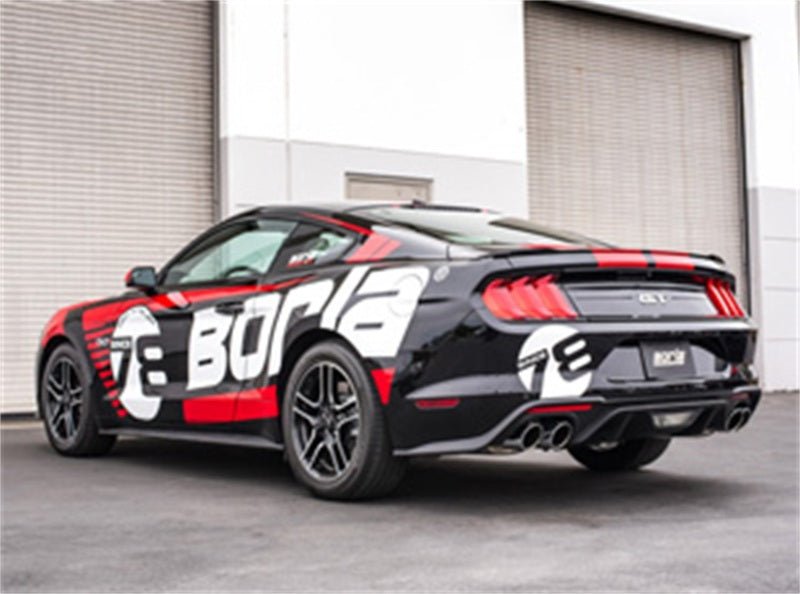 Borla S - Type Axle - Back Exhaust System for 2018 - 2023 Ford Mustang GT 5.0L V8 – No Active Valve Performance | bor11953 - JDMuscleSPK184865
