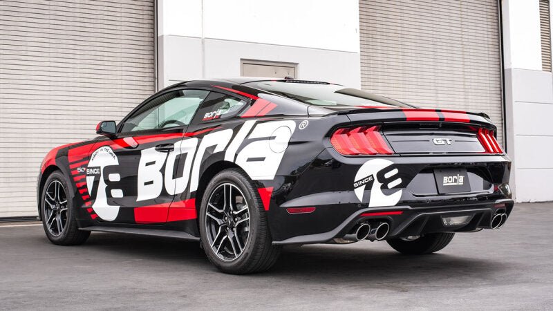 Borla S - Type Axle - Back Exhaust System for 2018 - 2023 Ford Mustang GT 5.0L V8 – No Active Valve Performance | bor11953 - JDMuscleSPK184865