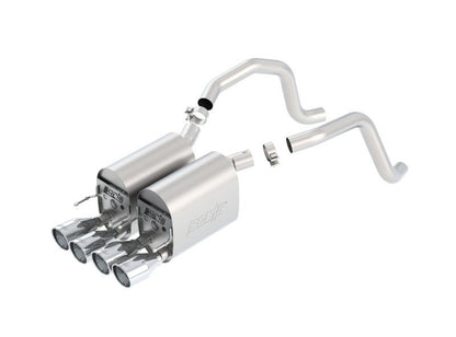 Borla Touring Axle - Back Exhaust System for 2005 - 2008 Chevrolet Corvette C6 6.0L/6.2L V8 | bor11814 - JDMuscleSPK268711