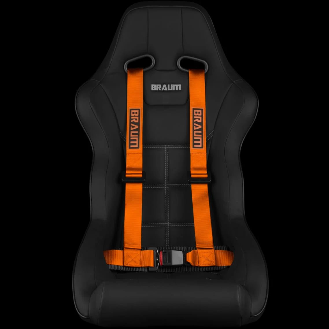 Braum 4 PT - Racing Harness 2” Strap - JDMuscleHarnessesBRH-ORP4Orange