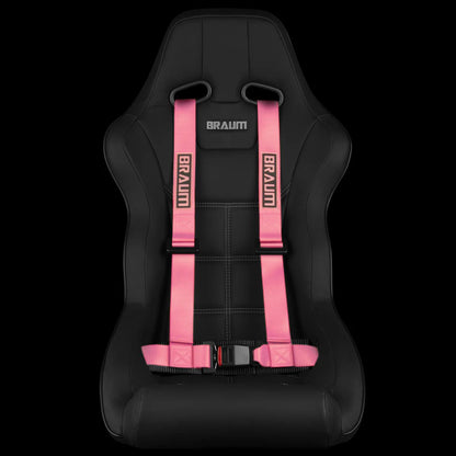 Braum 4 PT - Racing Harness 2” Strap - JDMuscleHarnessesBRH-PKP4Pink