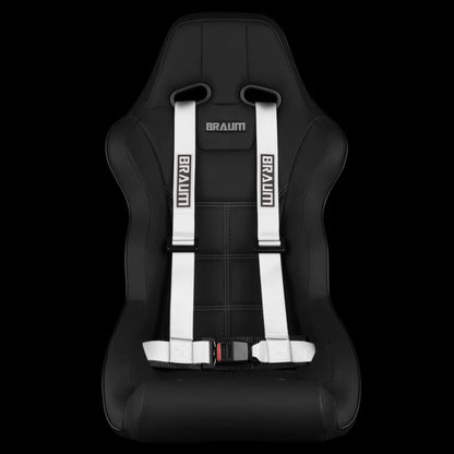 Braum 4 PT - Racing Harness 2” Strap - JDMuscleHarnessesBRH-WHP4White