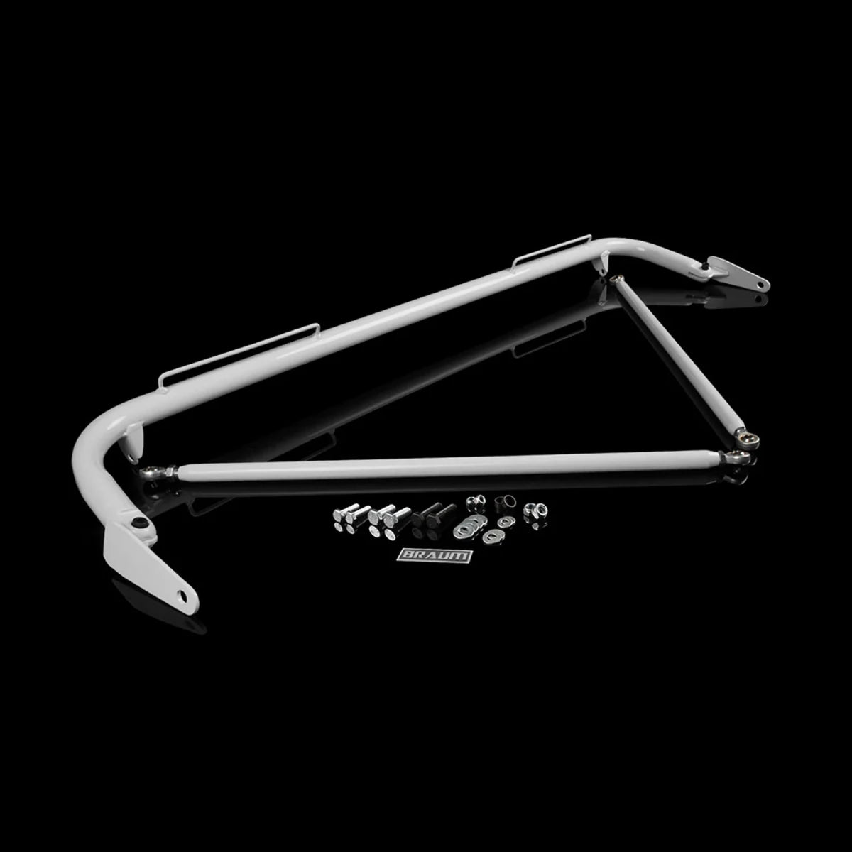 Braum 48 - 51" Universal Harness Bar - JDMuscleHarness BarsWhite Gloss