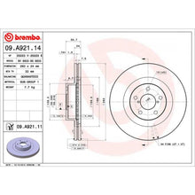 Brembo 13 - 16 FR - S / 13 - 18 BRZ Front Premium UV Coated OE Equivalent Rotor | 09.A921.11 - JDMuscleBrake Rotorsbre09.A921.11