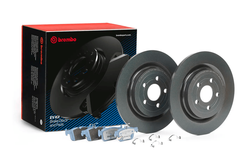Brembo OE 2020+ Ford Mustang Mach - E Electric Vehicle Brake Kit - Front and Rear by Brembo OE Part Number breKT08027 | breKT08027 - JDMuscleSPK837698