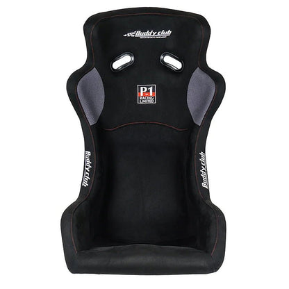 Buddy Club P1 Racing EVO Bucket Seat (Regular) - Black - JDMuscleSeatsBC08-P1BKSR-B3