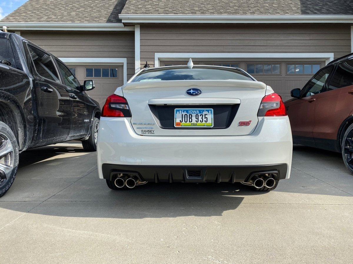 C - Cut Tail Light Overlays - 2015 - 2020 Subaru WRX / STI - JDMuscleTaillightsSFB15WRXTLCC3DCF3D Carbon (Black)