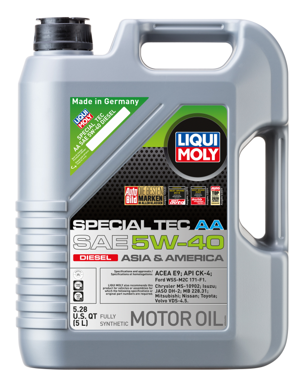 LIQUI MOLY Special Tec AA Diesel Motor Oil SAE 5W-40, 5 Liter