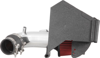 Spectre [06-09 Civic] Air Intake Kit for 1.8L 4-Cylinder - Polished Aluminum, Black Heat Shield - SPE9076