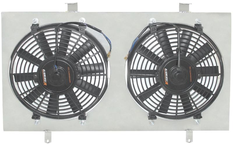 Mishimoto [83-87 Corolla] Aluminum Fan Shroud Kit - Black
